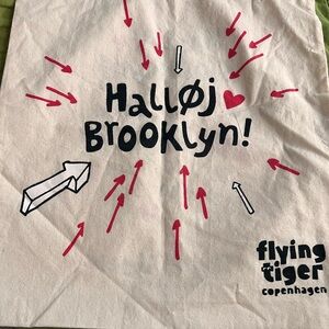 Cream Flying Tiger Tote Bag - Brooklyn Edition - Collectors’ Item